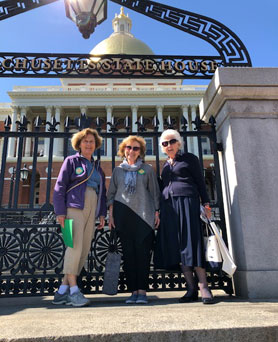 Lobbying 2019 GAGv group in front of statehouse